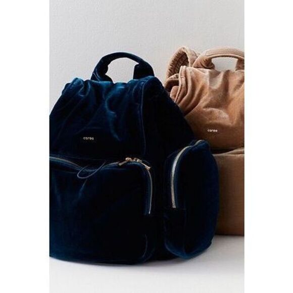Free People X Caraa Velvet Cirrus Backpack - Picture 3 of 5